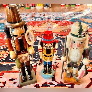 3pc Fishermen Nutcrackers 🎣